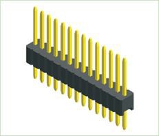 1.00 mm Pin Header Enkelt række lige type